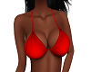 Busty Red Bikini Top