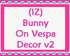 Bunny On Vespa Decor v2