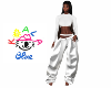 KB Baggy White