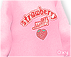 ♡ strawberry milk