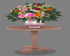 !   FLOWERS  VASE  TABLE