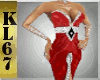 [KL]glamour red dress