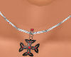 (V)Rock Cross Necklace