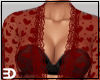 Red Heart Sheer Robe