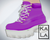 !APlatform Boots Purple