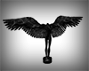 Winged Sculpture black