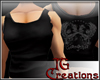 {TG} Gangsta Top - Black