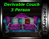 Derivable Couch 3 person
