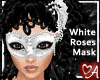 .a Mask White Roses