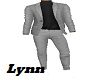 Gry/Black Casual Suit
