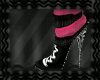 [E]Pink&BlackSocks+Shoes
