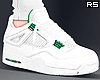 $. 4's Sneakers Green. n