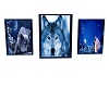 wolf picture frame
