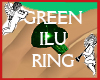 GREEN ILU Ring
