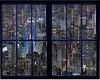 new york rain  window