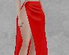 A~ Red Split Skirt