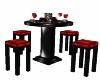 Black  Red Table
