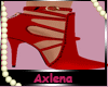 AXL Red Ankle Booties