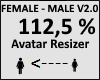 Avatar scaler 112,5%V2.0