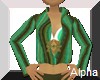 AO~Green mix top/jacket