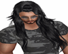 LONG BLACK HAIR FOR MAN