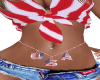 USA Belly Chain