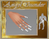 ANGEL White Nails 25