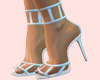 E* White Summer Heels