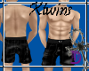 xtwins colab boxers blk