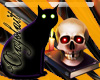 *C* Halloween Skull&Cat