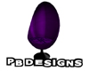 PB Purple Egg Pose Chair