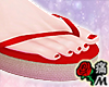 蝶 Red Flip Flops