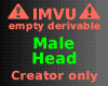 Empty derivable head M