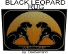 BLACK LEOPARD RUG