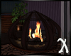 Romantic Rain Fireplace