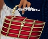 JUCCY PEARL PURSE RED