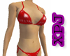 XPJ Busty Bikini Red