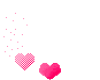love pink hearts