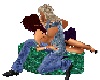 {BA69} Kissing pouf