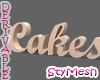Cakes 3d Text