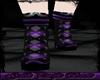 Gotik Purple Boots