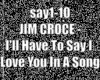 JIM CROCE-lov you