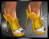 Heels Shoes Yellow
