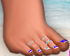 Feet v2 + Purple Nails