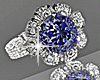Flower Ring Sapphire