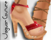 [JG]Caucho Red Sandals