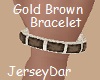 Bracelet Gold Brown