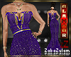 zZ Isis Gown Purple|Gold