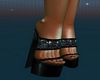 Black Sequin Heels