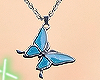 ♕ Butterfly Necklace